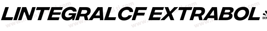 lIntegralCF ExtraBol字体转换